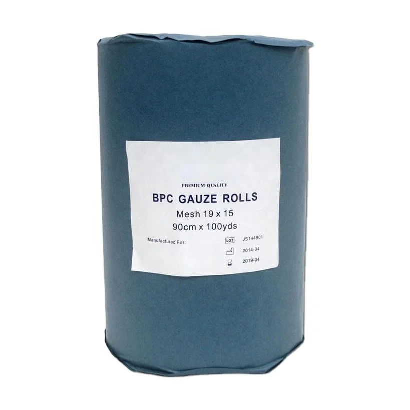 100%cotton absorbent medical surgical hydrophilic bleached absorbent gauze roll