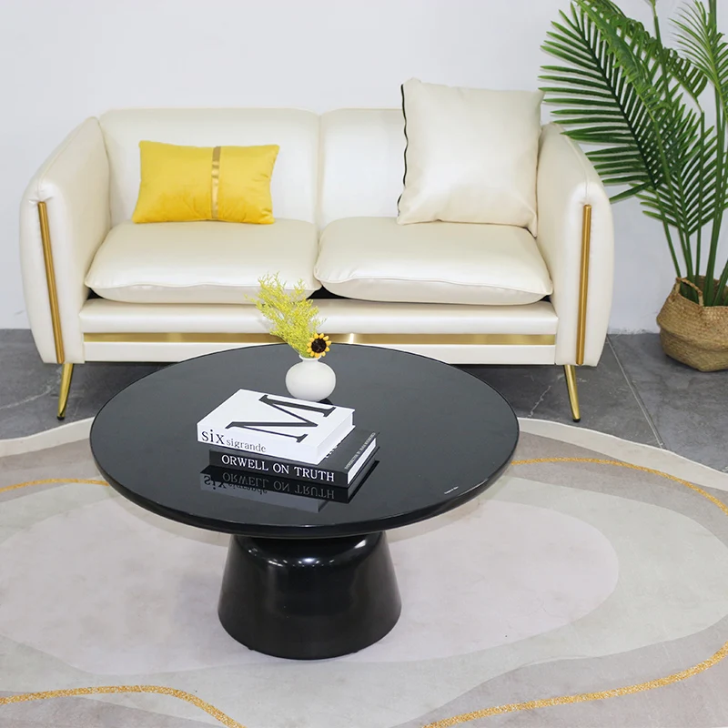 WANFENG metal leisure coffee table set luxury modern furniture tea table corner coffee table