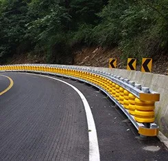 Traffic safety highway guardrail road barrier EVA roller barrier safety roller guard rail