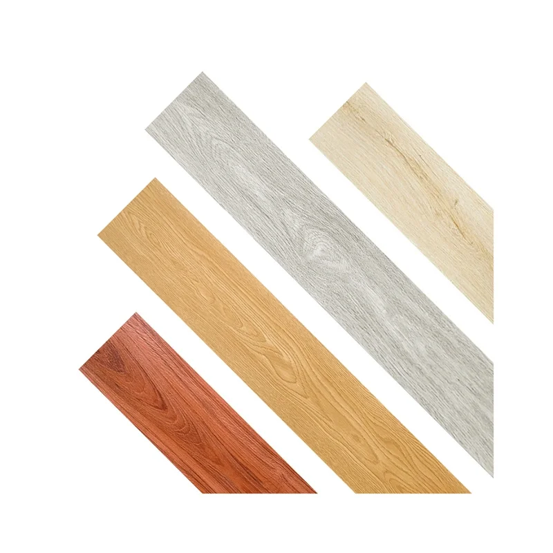 Luxury vinyl wooden texture Peel & Stick Dry Back Installation pvc flooring