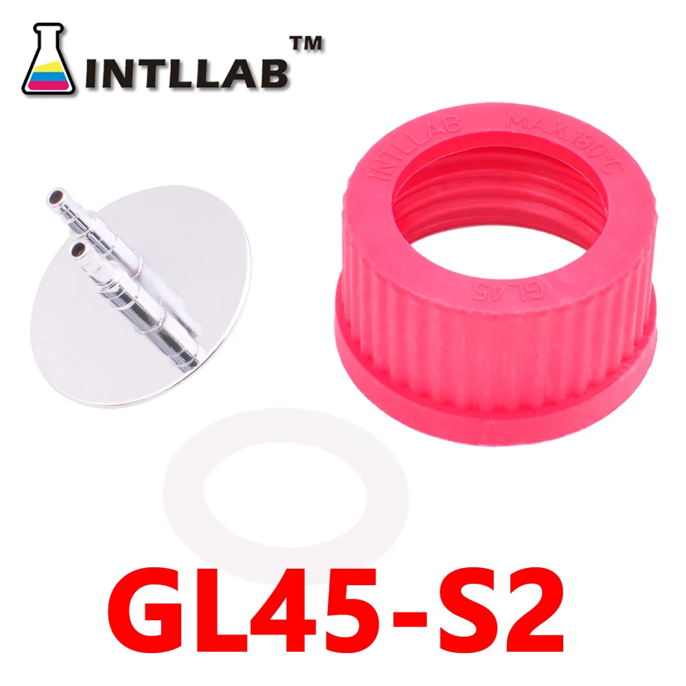 
INTLLAB GL45 Screw Cap with 316 Stainless Steel GL45-S2 