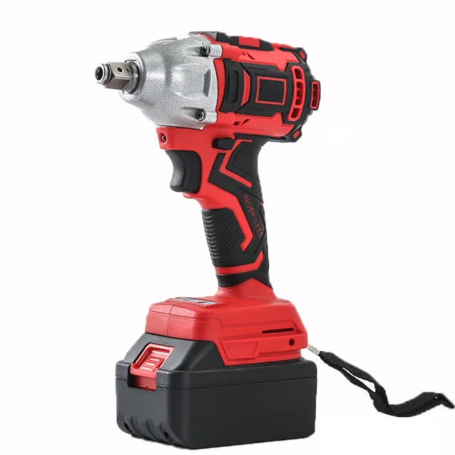 Portable Handheld Rechargeable Lithium torque electric wrench 460N.m Brushless Motor Li-ion 21V Battery Cordless Impact Wrench