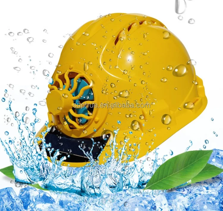 ABS shell solar construction working breathable cooling fan hard hat safety helmet constructions