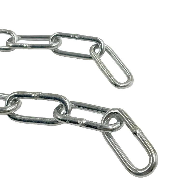 China manufacturer Din763 welded galvanized steel long link chain