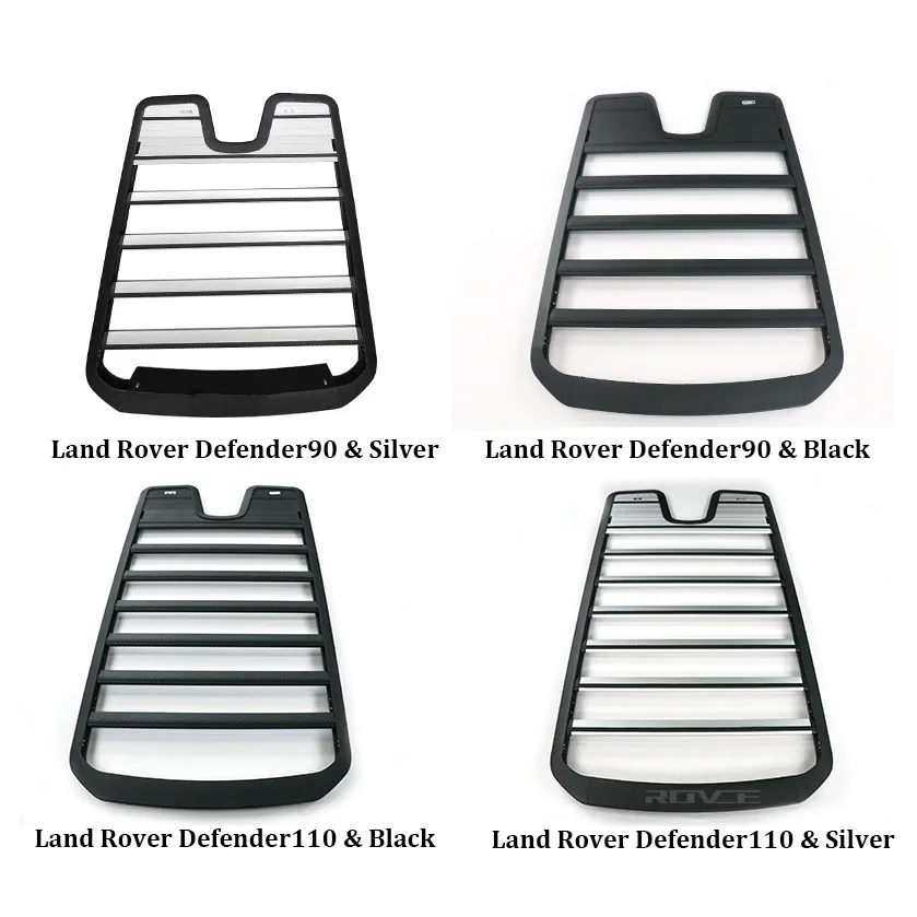New 4X4 Cargo Carriers Defender 110 Accessories Flat Roof Racks for Land Rover Defender 110 90