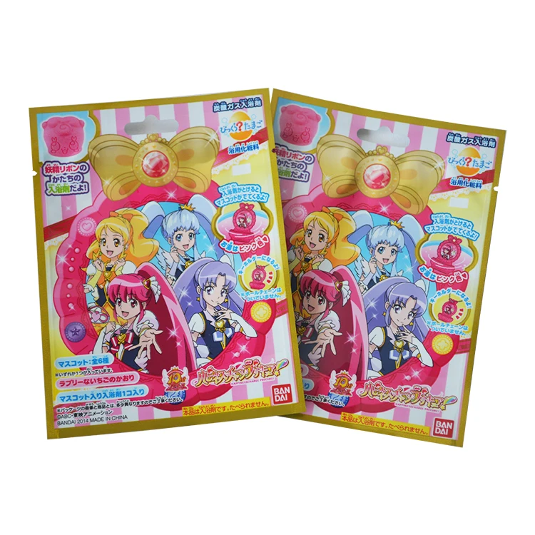 Toy Packaging CMYK Glossy Printing Euro Hang Hole Plastic Bag