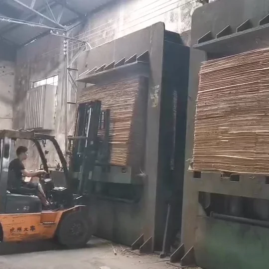 Shining hydraulic cold press from the bottom up veneer machine for veneer