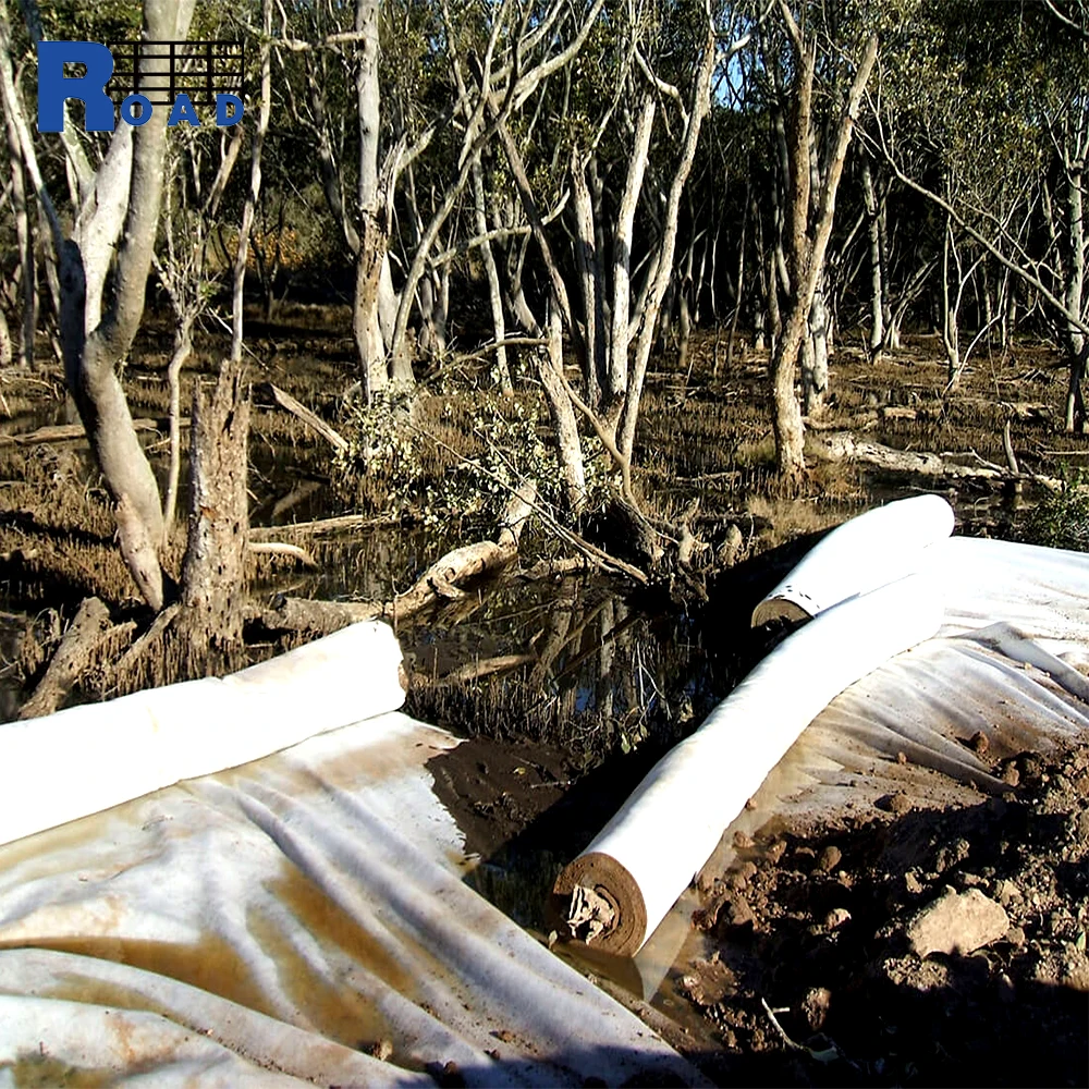 Nonwoven Geotextile Needle Punched Type Filament Geotextile Polyester Polypropylene Short or Long Fiber