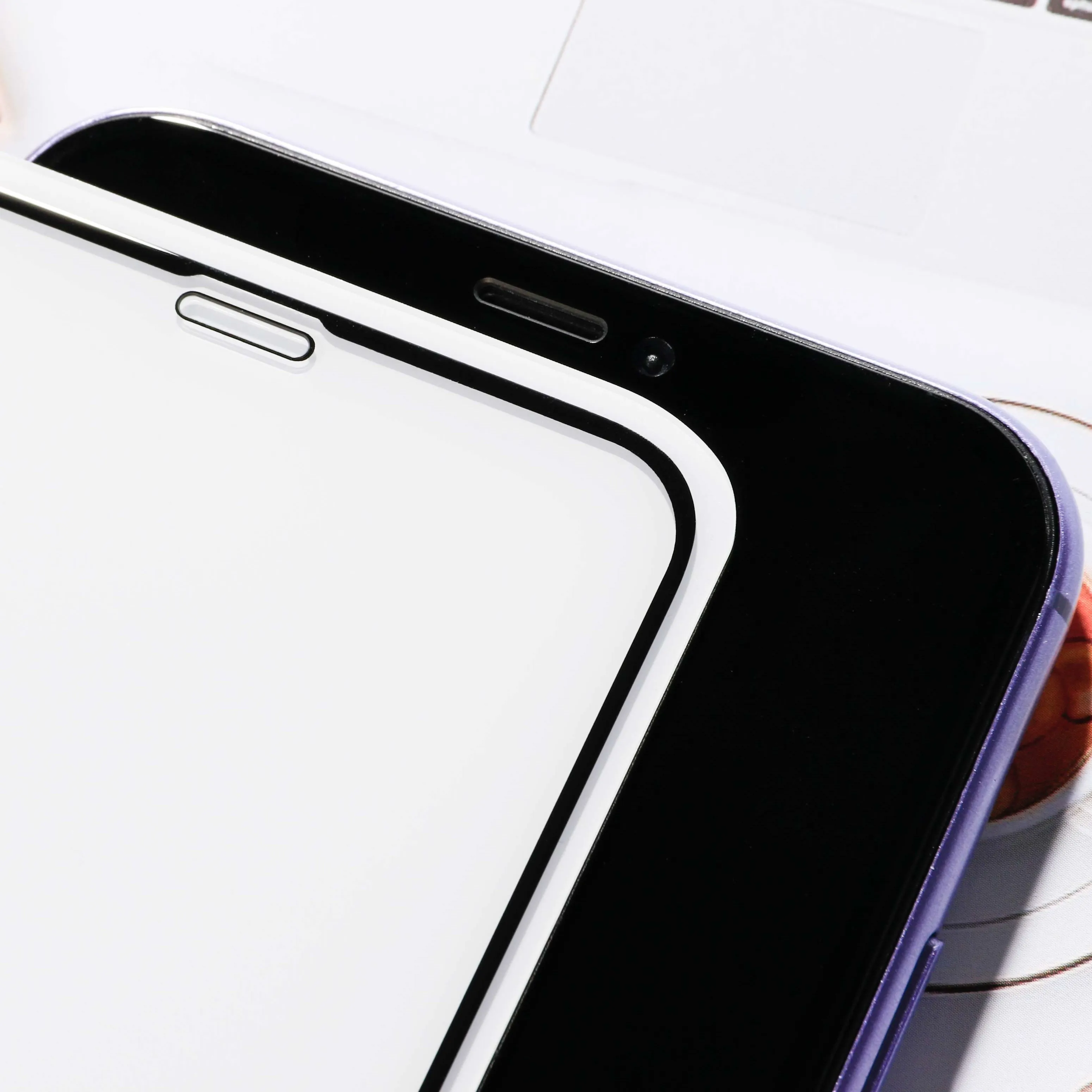 MOCOLL 2.5D HD Clear  Ag+ silver anti-bacterial tempered glass screen protector For iPhone 12