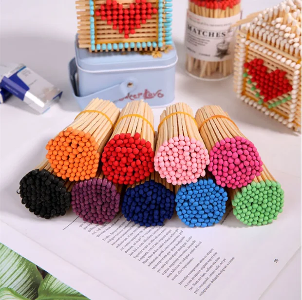 Multi-Color Bulk Matches Wholesale Matchstick Disposable Bulk Matches