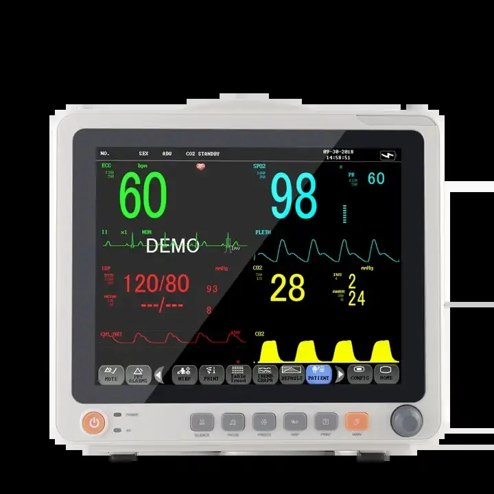 12.1 Inch TFT Display ECG Monitor with Touch Screen Multi-Parameter Patient Monitor Anatomical Appliances