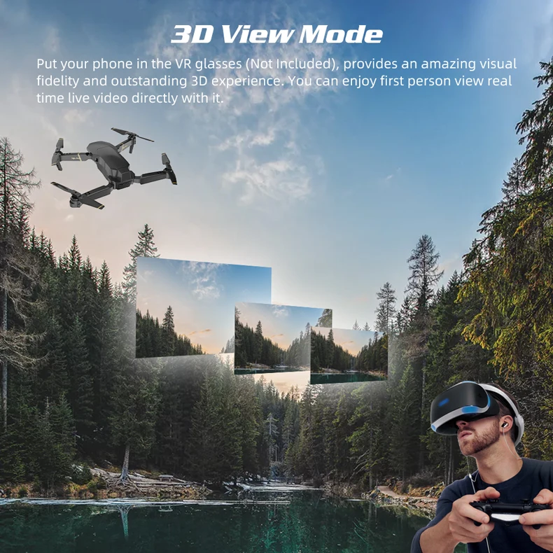 Новейший Лидер продаж E58 2 4G Arm RC Дрон FPV Wi-Fi 1080P 4K HD камера Широкоугольный Карманный Квадрокоптер управление через приложение режим удержания высоты