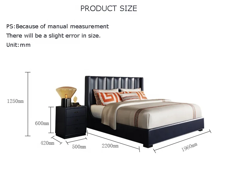 Italy design hotel leather bed stainless steel frame bunk bed sheet set bed room furniture king size super comfortable