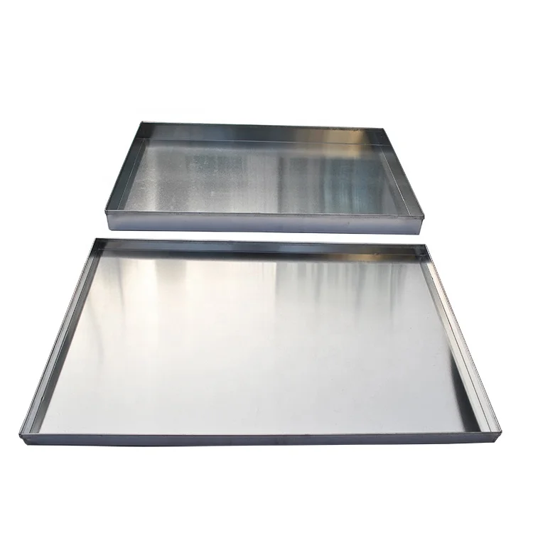 Customized Handmade Aluminum Alloy Mertal Baking Trays Rectangular Baking Sheet Metal Cookware Cooking Sheet Pan for Oven