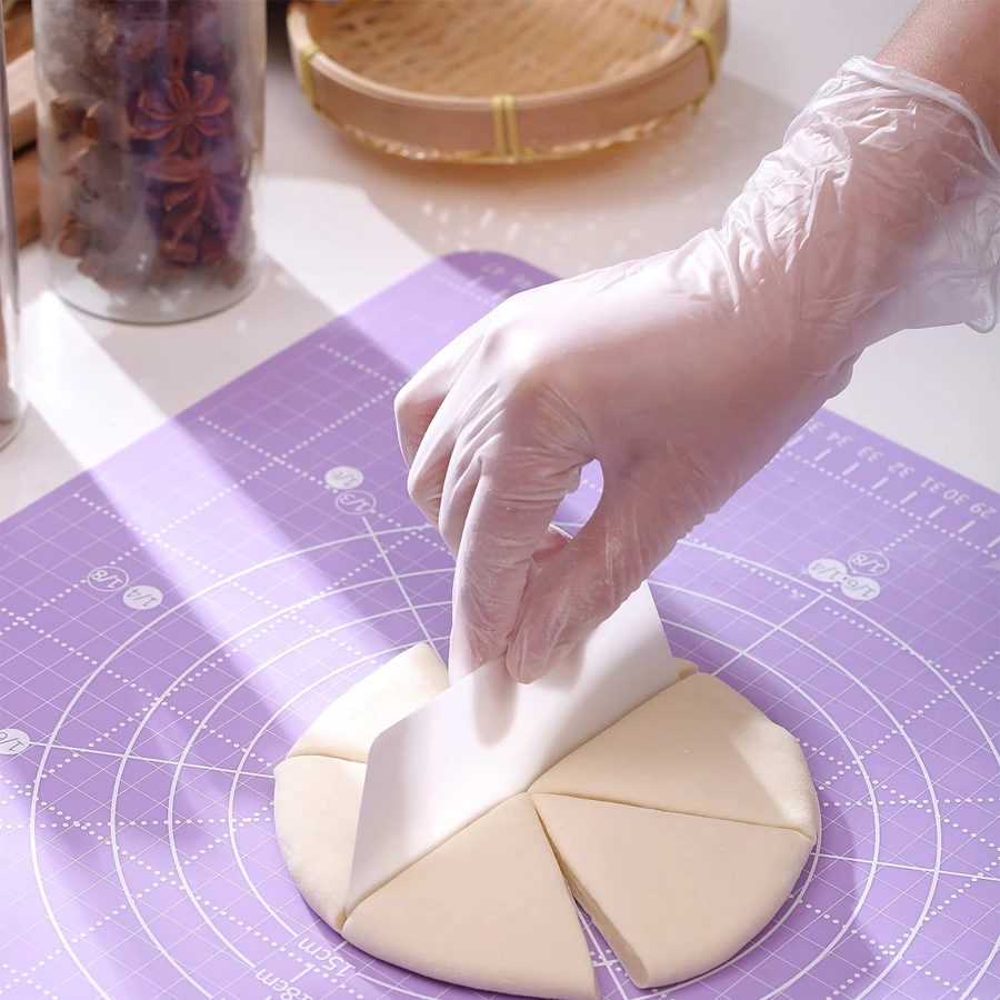 Household wear-resistant disposable pvc gloves cleaning kitchen dishwashing waterproof and oil-proof vinyl glove