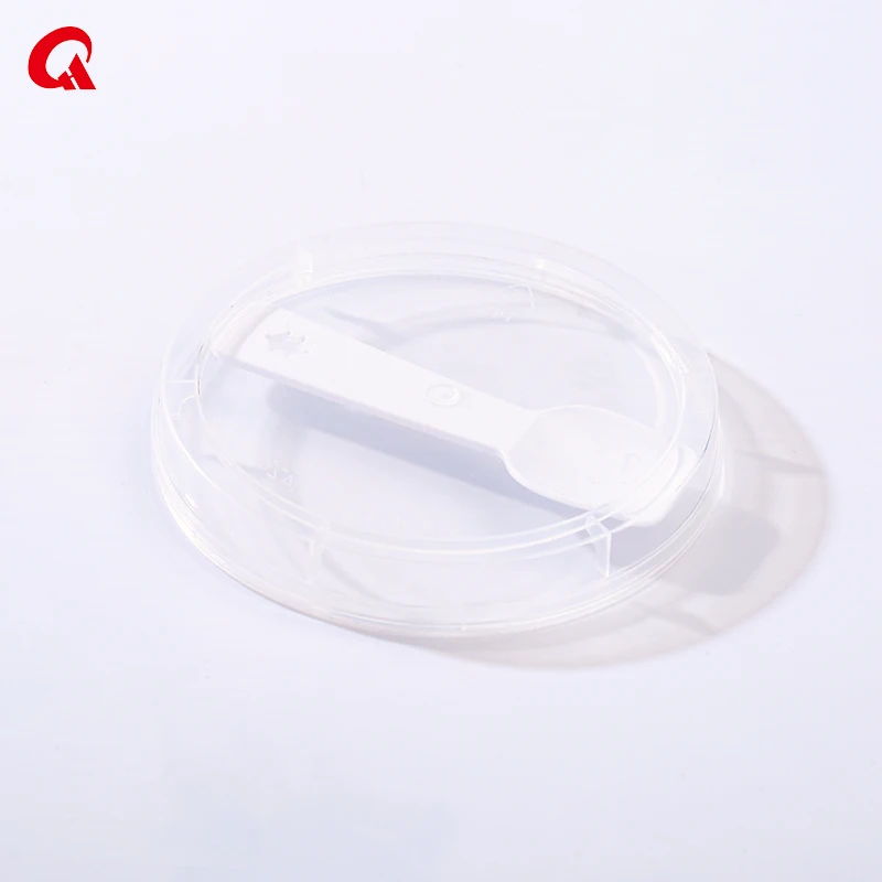 7oz/200ml wholesale food grade IML PP  plastic cup with lid and spoon for ice cream or yogurt
