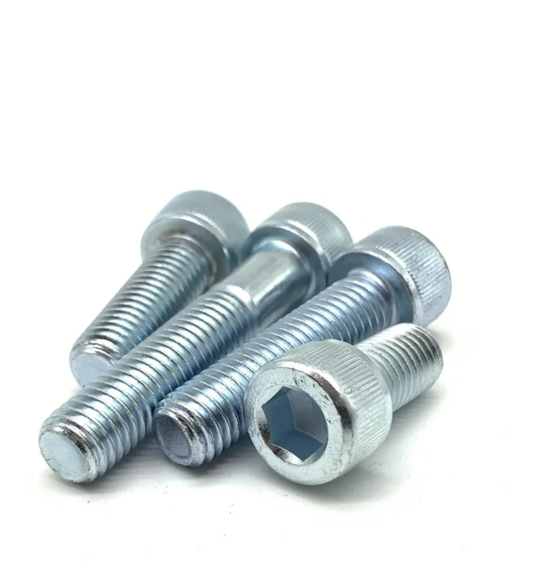Zinc plated 8.8 grade socket bolt DIN 912 hex allen key bolt M8*25 M8*30