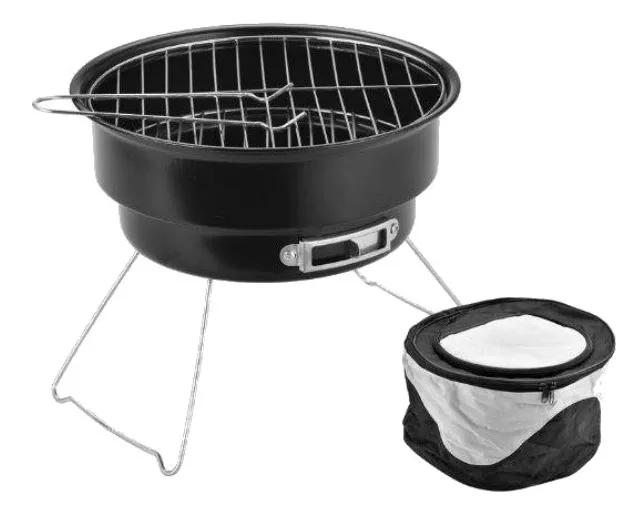 factory hot sale cheap summer Ice bag BBQ grill meat smoker for outdoor barbecue
