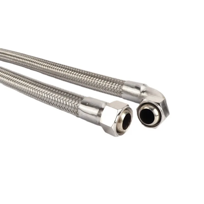 Corrosion Resistant Stainless Steel Wire Braided Metal Hose Fittings High Pressure Reel