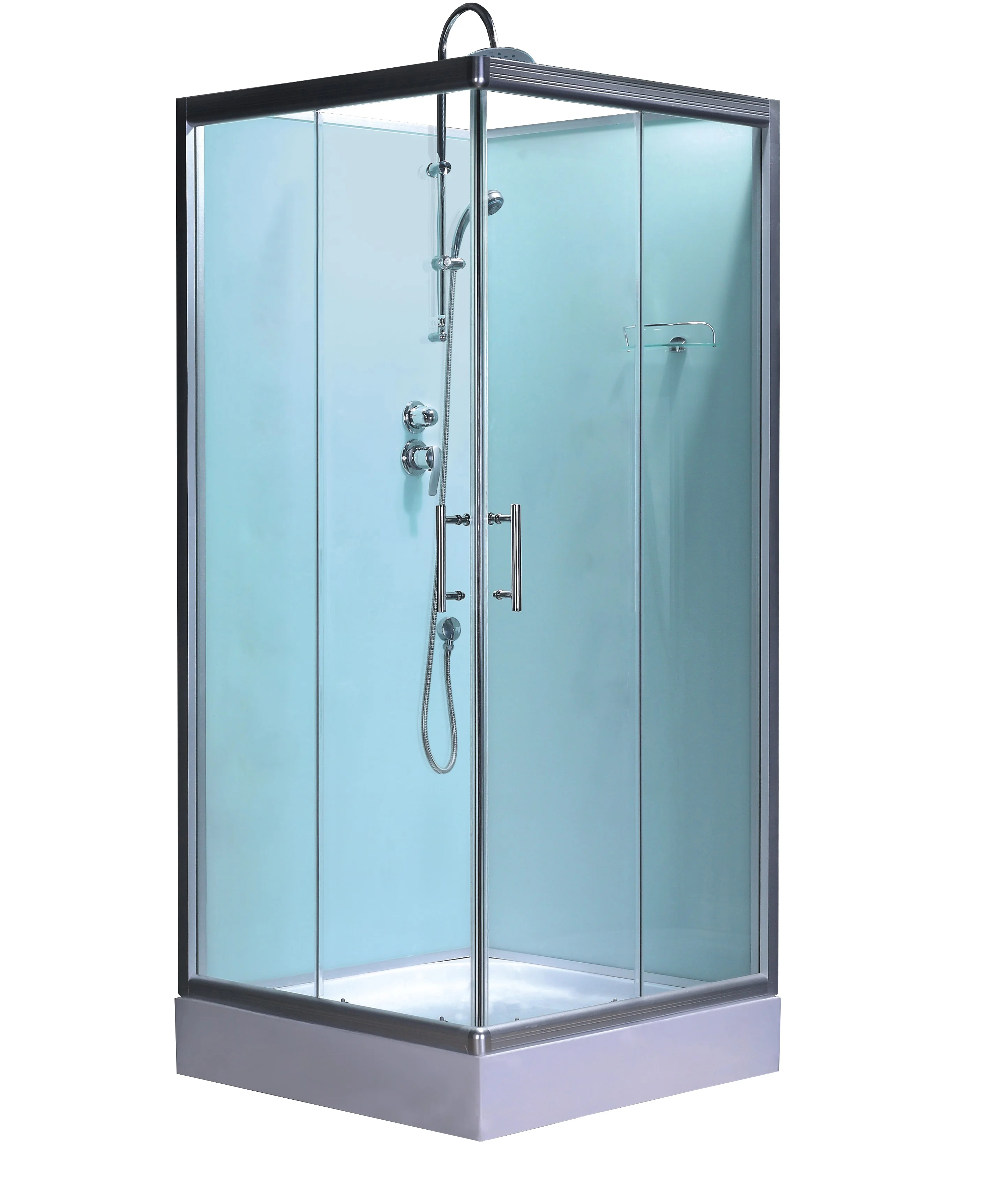 Simple Modern Fast Fit Prefab Customized size Glass thickness computer controlled steam shower room bath room