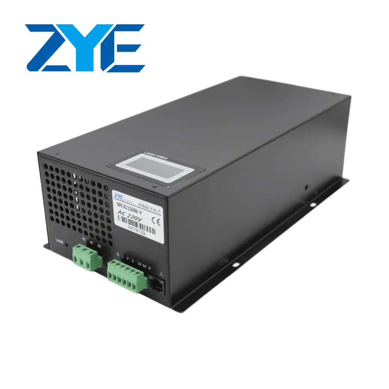 CO2 Laser Power Supply ZYE MYJG 150W with LCD display for CO2 Cutting Machine and Engraving Machine CO2 Laser Power Supply