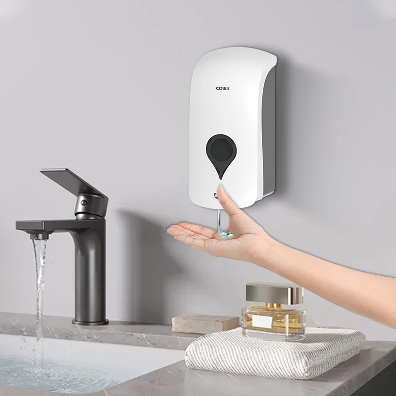 CDWK Plastic Dispenser Soap Hot Selling Reasonable Price Push Liquid Foam Soap Dispenser