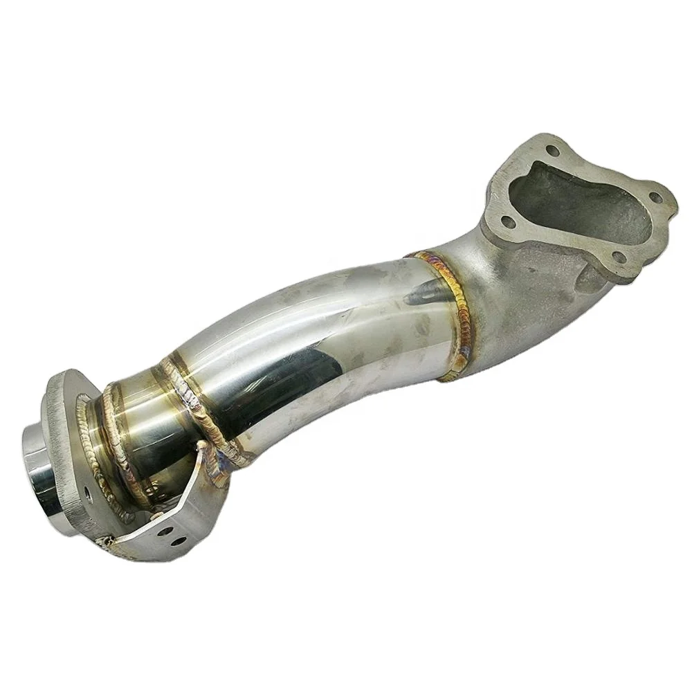  Stainless Steel Exhaust Downpipe For Toyota Hilux Vigo Fortuner 2KD Turbo