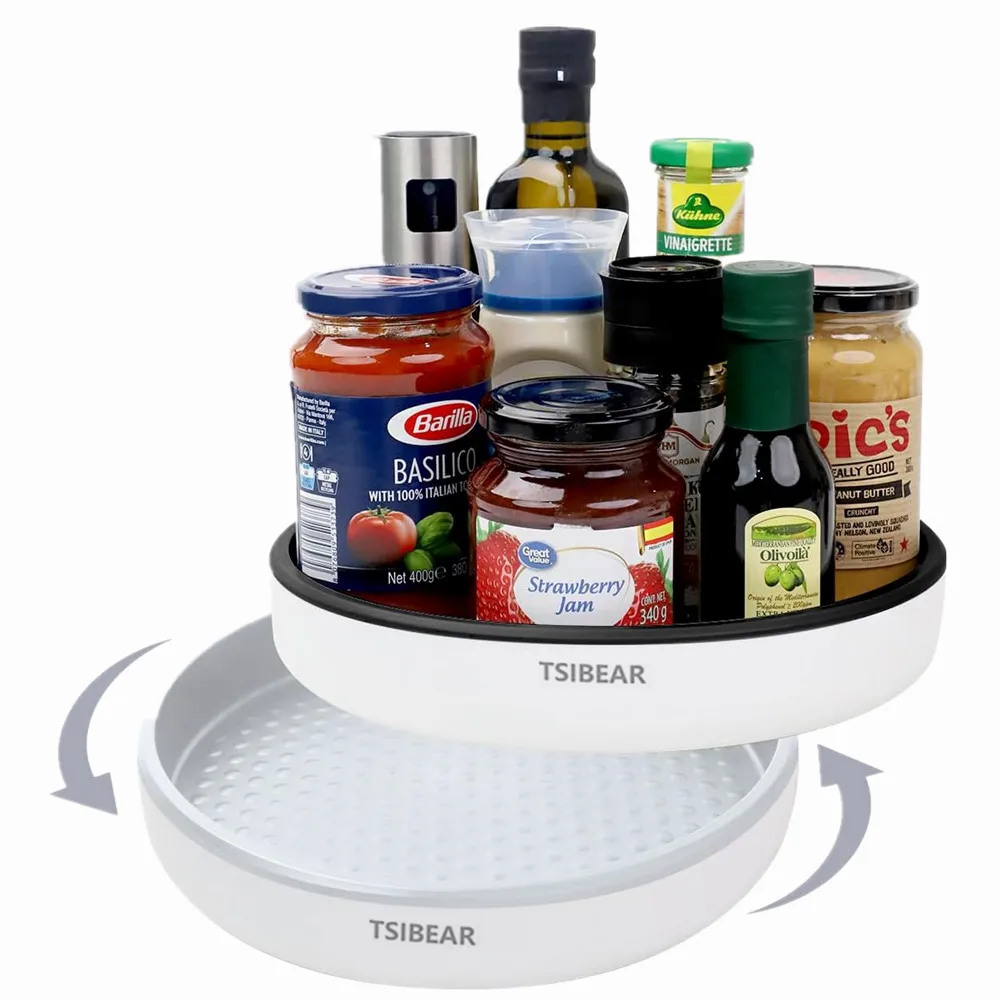 new 360 degree rotate Lazy Susan Organizer Kitchen Organization Lazy Susan Turntable for Cabinet
