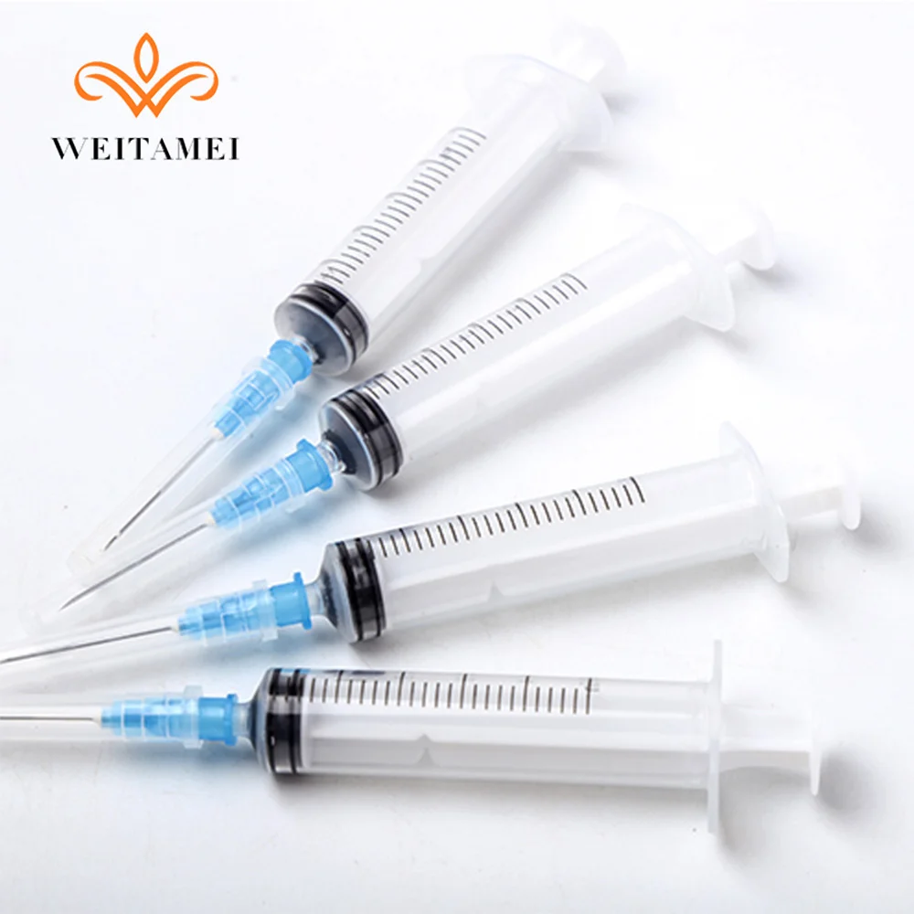 Wholesale Medical Plastic Disposable Needle Syringe
