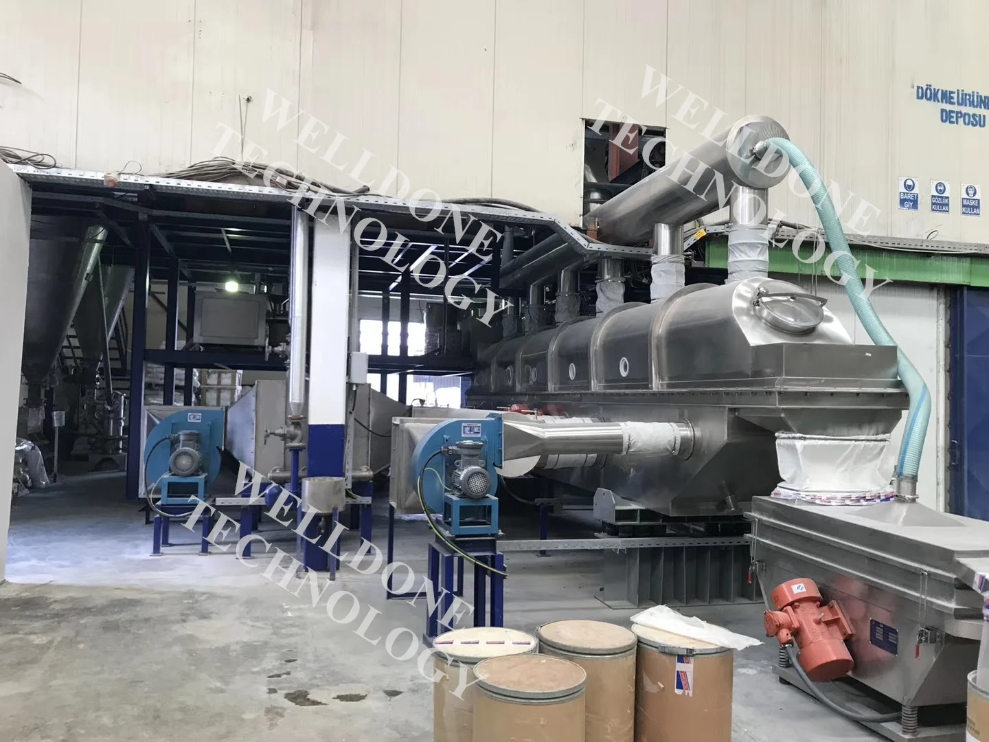 ZLG Series Continuous Vibrating Fluid Bed Dryer Drying Machine Pharmaceutical Machine