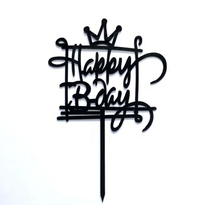  Birthday Cake Decoration Acrylic Topper