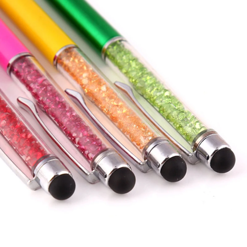 Promotional Crystal Metal Touch Pen Fashion Gift Crystal Diamond Pen With Custom Logo
