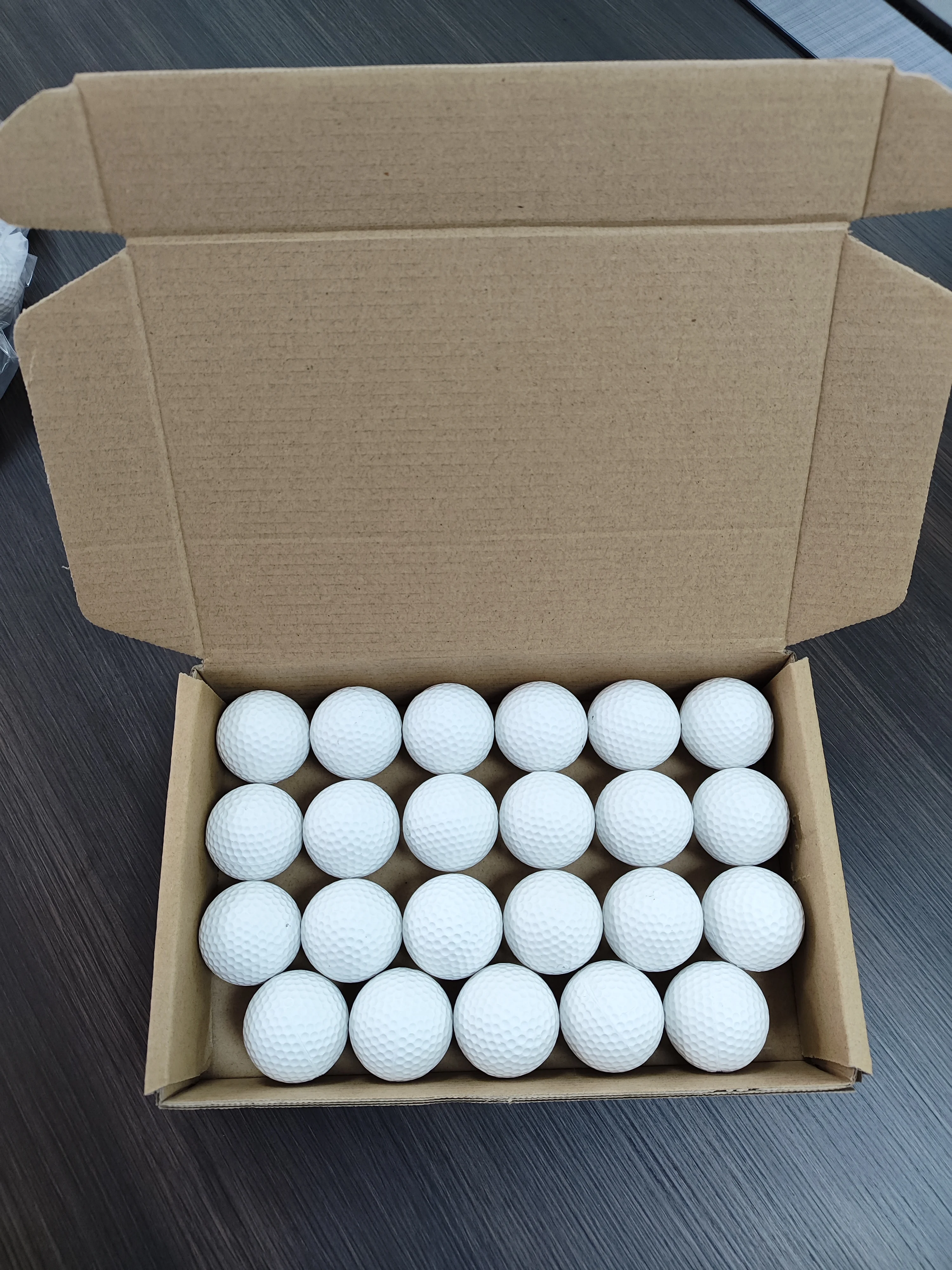 Wholesale Custom Printed NON-TOXIC Fully Biodegradable GOLF BALLS THAT DISSOLVE IN WATER ECO FRIENDLY GOLF BALLS
