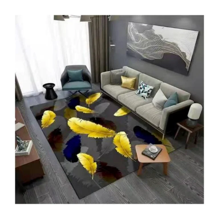 Factory Wholesale price Bedroom rug washable modern customized polyester living room 3d mats rug carpet for floor