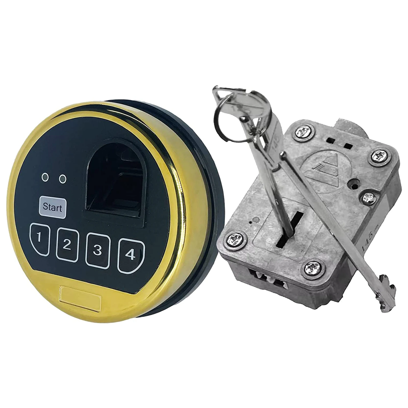 Замок на сейфе безопасный для оружия биометрический замок стальная рама клавиатура с паролем Поворотный Болт корпус