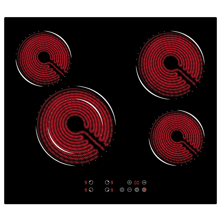 OEM ODM Built in 4 Burners Ceramic Cooktop With CE CB