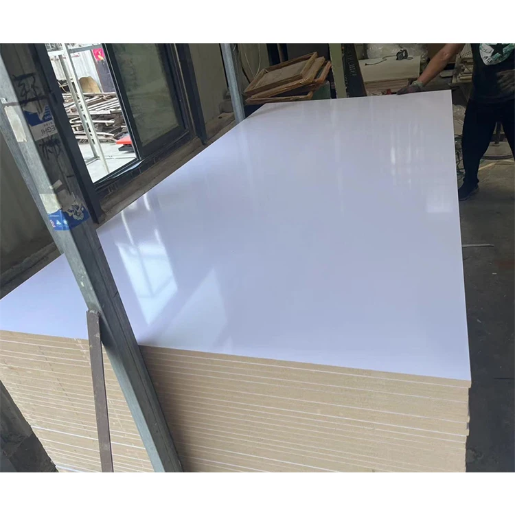 9mm melamine laminated mdf sheet board 18mm 5mm 3mm waterproof white melamine faced mdf furniture