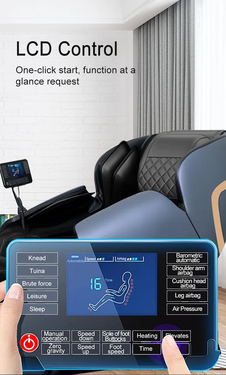 2022 Home Use Thai Massage 4D fully Automatic Full Body Massager Zero Gravity Folding Recliner 3d Zero Gravity Massage Chair
