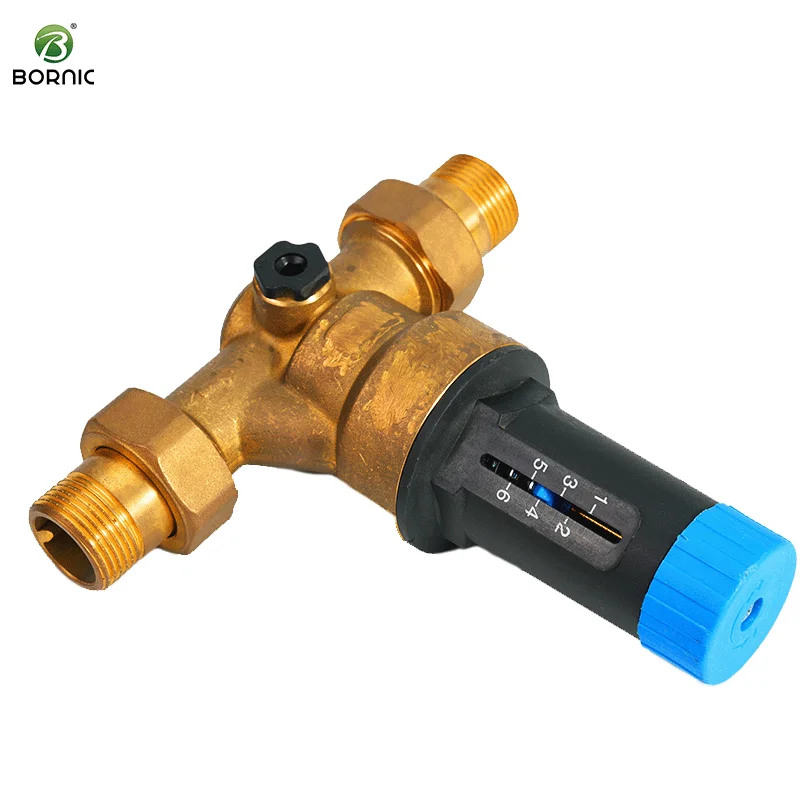 CW617N HPB57-3 Brass Pressure Reducing Valve Thickened Pressure Gauge For Tap Water Pressure Regulating valve