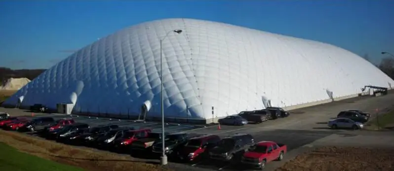 Inflatable Membrane Roof Durable, Lightweight, and Waterproof Roofing for Temporary Shelters, Events, and Sports Arenas