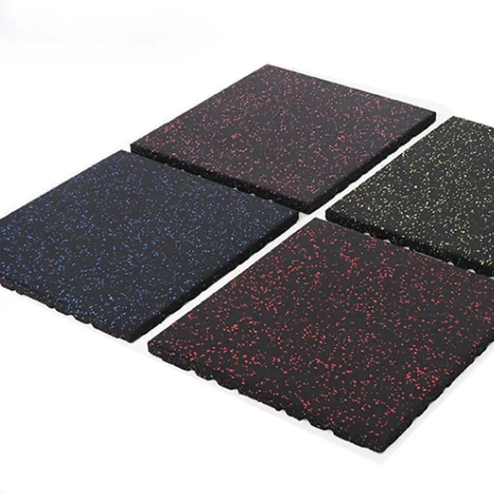 Free sample gym silicone flooring matting 6mm rubber  floor tile gym equipment black rubber mat