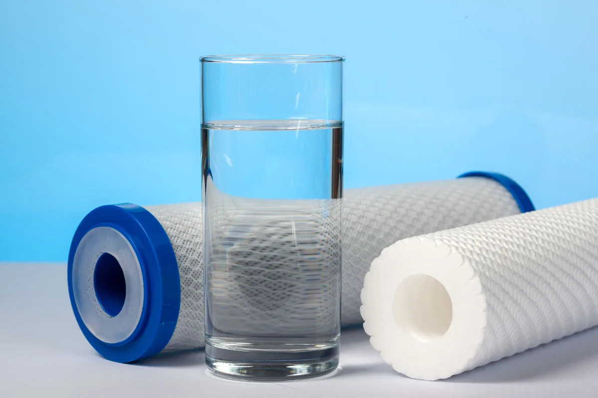 FACTORY CTO activated carbon ppf 5 micron blue water filter cartridge replacement
