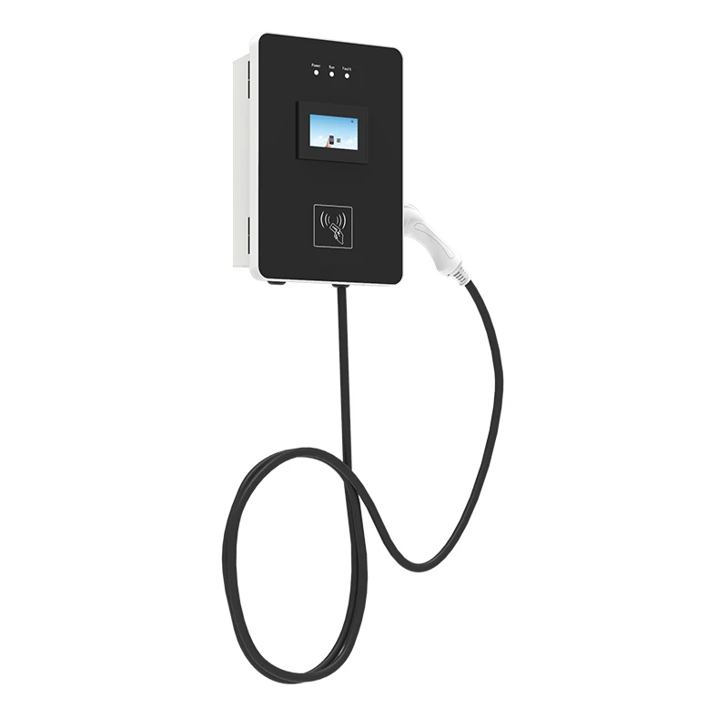 High Quality Charging Pile 32A 7kW Floor Standing Wall Mounted AC Ev Charger Station Easy to Install For Electric Vehicle