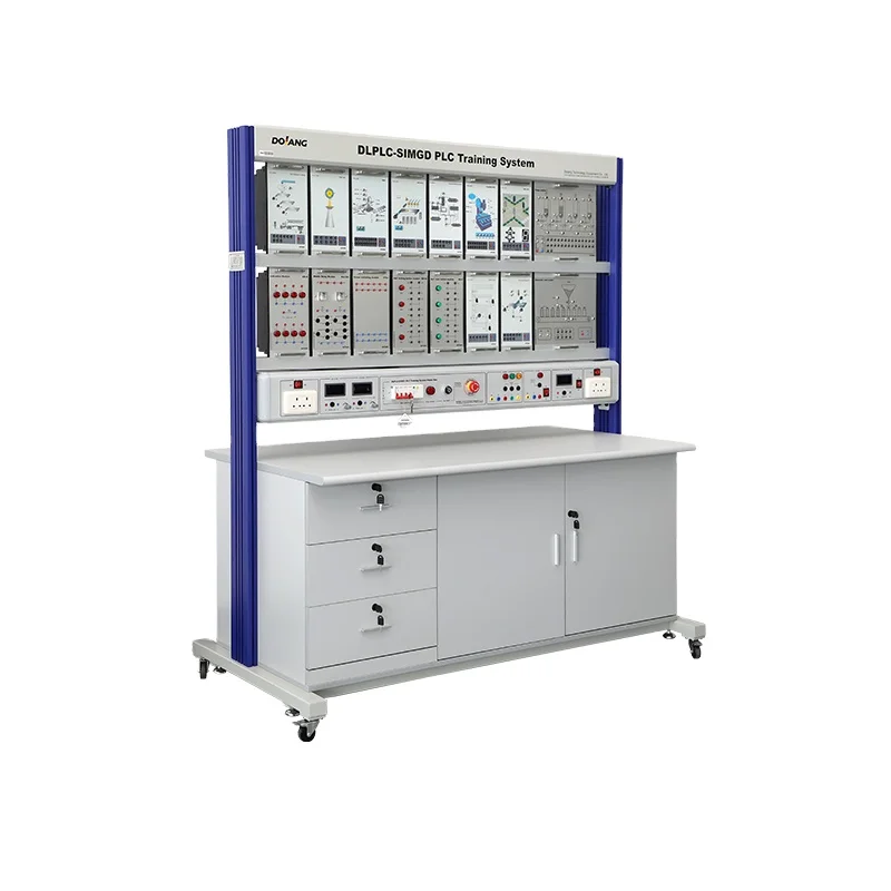 ПЛК обучающая лаборатория Omron PLC модель программный логический контроллер тренажер электрическая машина лабораторное дидактическое оборудование