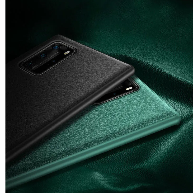  Ультратонкий легкий кожаный защитный чехол для Huawei P40/P30