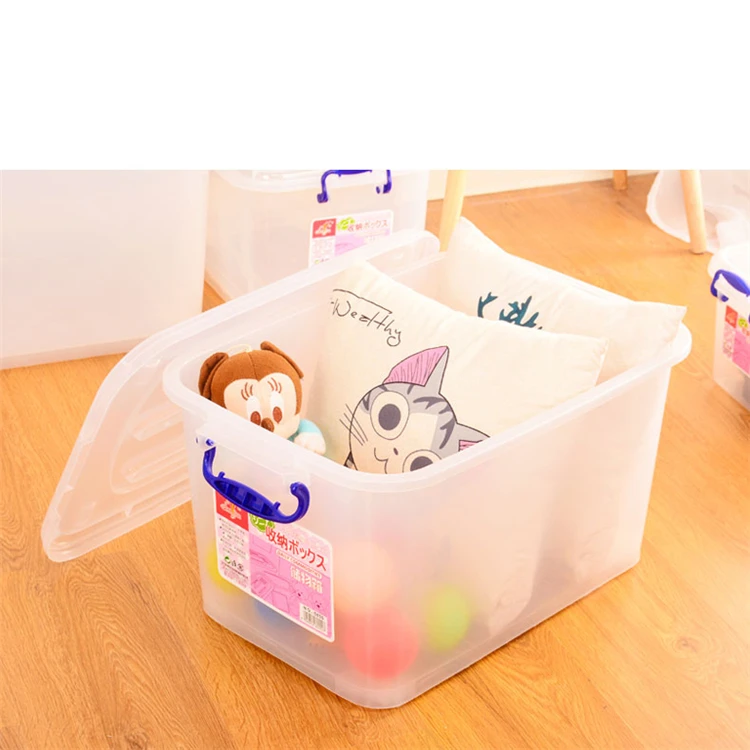 20L Factory Direct Sale PP Thicken Lego Toy Storage Box With Wheels
