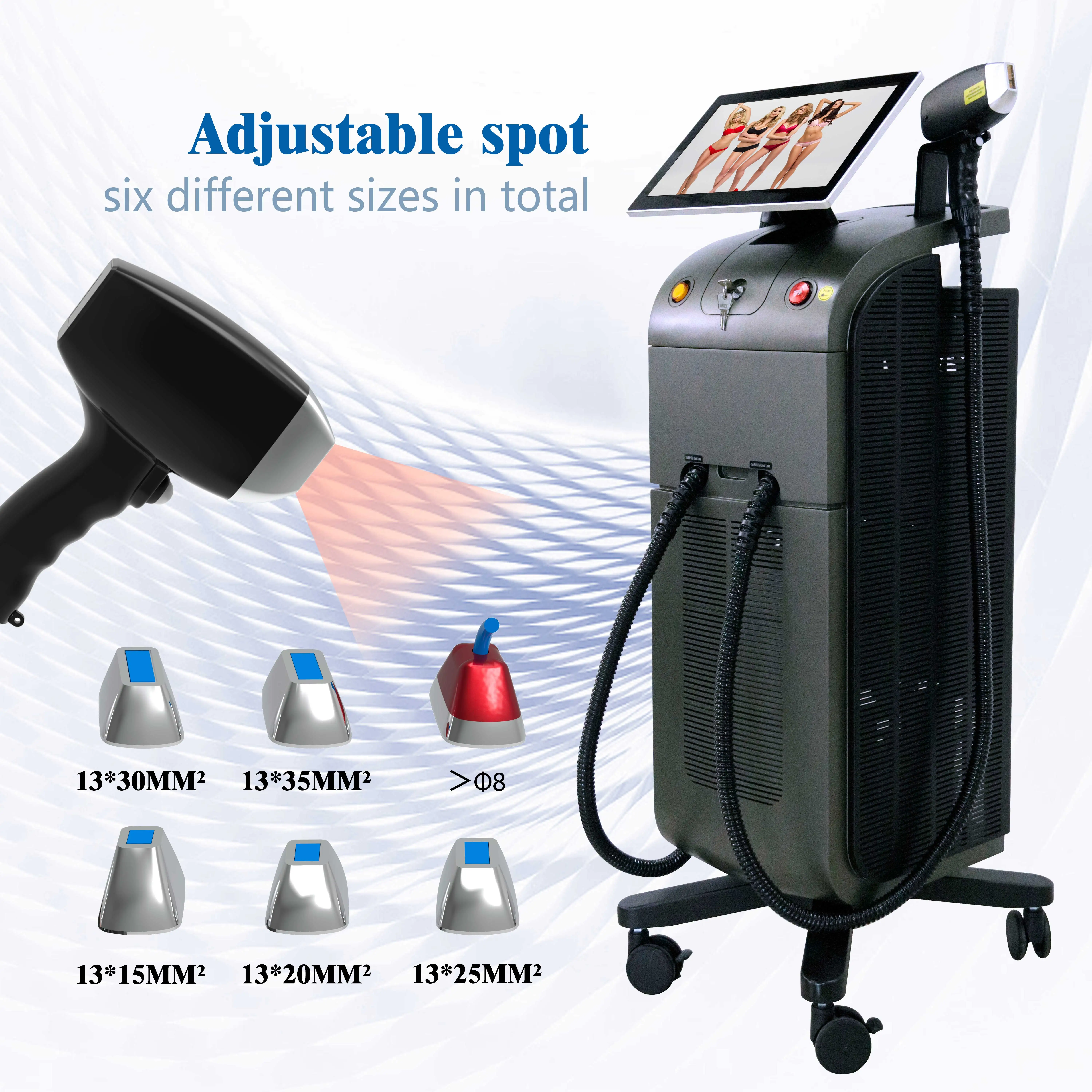 Weifang KM Diode Laser hair removal Ice Speed 755nm 808nm 1064nm permanent 808 diode hair removal laser diode laser 755 808 1064