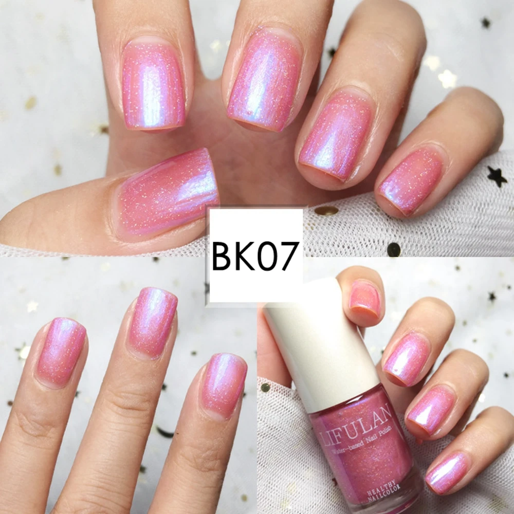 
7 Colors Mermaid Shimmer Nail Art Non-peelable 8ml DIY Soak Off UV/Led Gel Nail Polish 