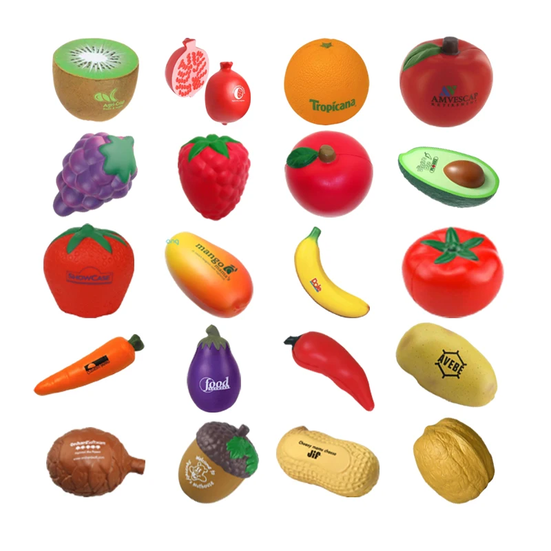 Teeth Shaped Stress Ball Custom Logo Printing Squeeze Stress Relief Foam Teeth Shaped Stress Ball