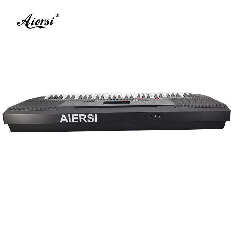 Aiersi Brand Best Music Gift 61 Keys Electronic Organ Beginner Electric Piano Musical Instruments with Microphones and